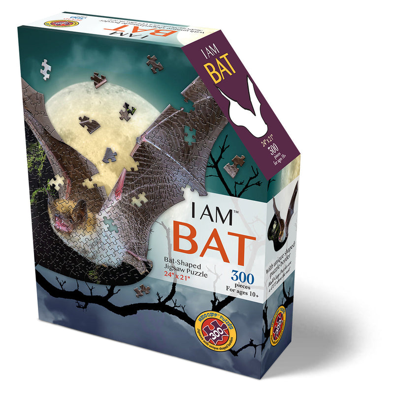 Madd Capp Puzzles – I Am Bat Jigsaw Puzzle | 300 Pieces – front of packaging