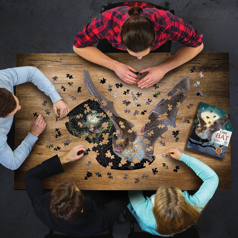 Madd Capp Puzzles – I Am Bat Jigsaw Puzzle | 300 Pieces – lifestyle view