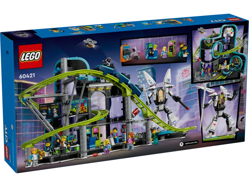 LEGO - 60421 - CITY - Robot World Roller - Coaster Park - 986pcs