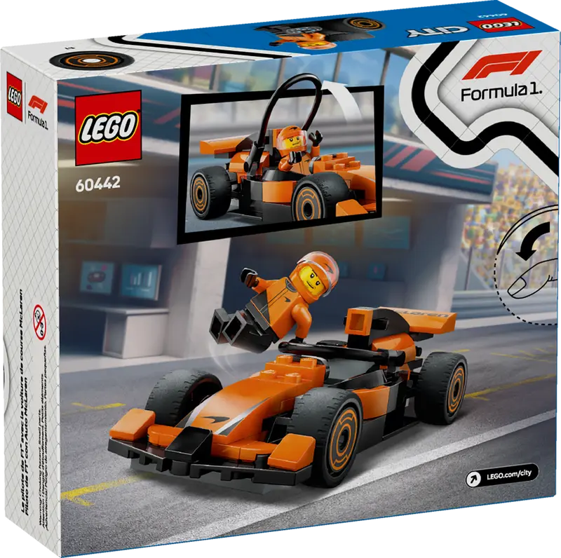 LEGO - 60442 - CITY - F1 Driver w/McLaren Race Car - 86pcs