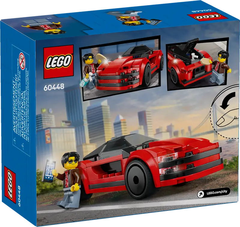 LEGO - 60448 - CITY - Red Sports Car - 109cs