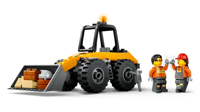 LEGO - 60450 - CITY - Yellow Construction Wheel Loader - 81pcs