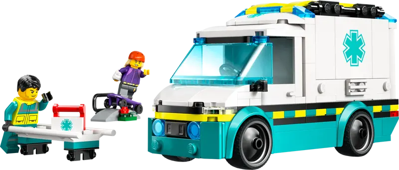 LEGO - 60451 - CITY - Emergency Ambulance - 184pcs