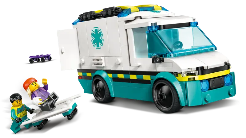 LEGO - 60451 - CITY - Emergency Ambulance - 184pcs