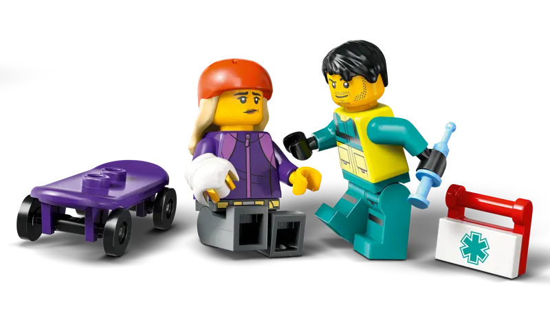 LEGO - 60451 - CITY - Emergency Ambulance - 184pcs