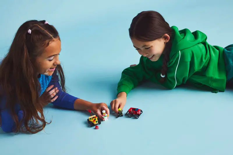 LEGO - 60458 - CITY - Pizza vs. Fire Truck Race Car Pack - 70pcs