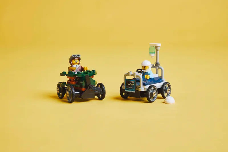 LEGO - 60459 - CITY - Airplane vs. Hospital Bed Race Car Pack - 70pcs