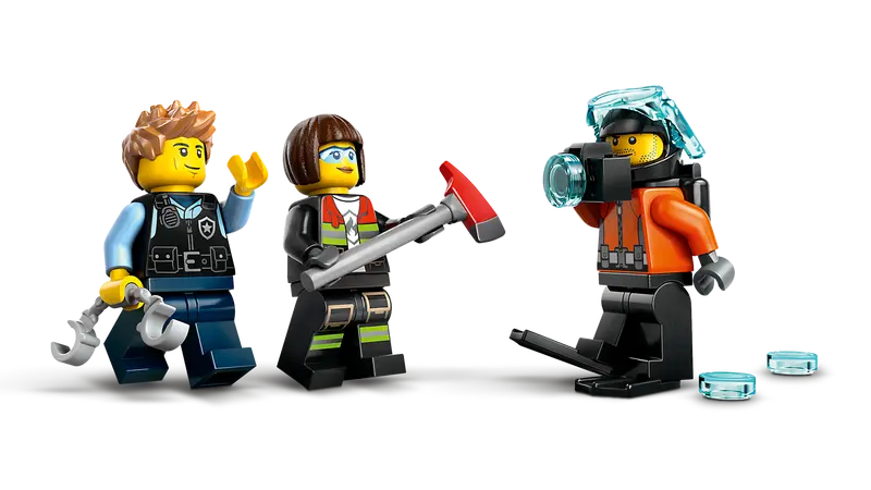 LEGO - 60462 - CITY - Helicopter, Fire Truck & Submarine Remix - 874 pcs