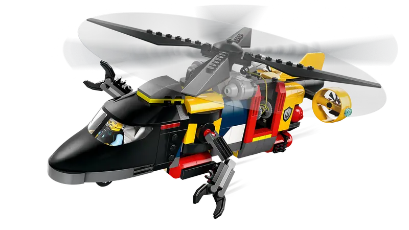 LEGO - 60462 - CITY - Helicopter, Fire Truck & Submarine Remix - 874 pcs