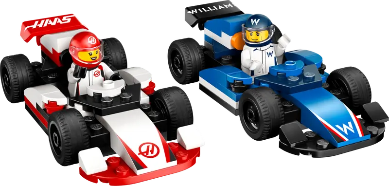 LEGO - 60464 - CITY - F1 Williams Racing & Haas F1 Race Cars - 92pcs
