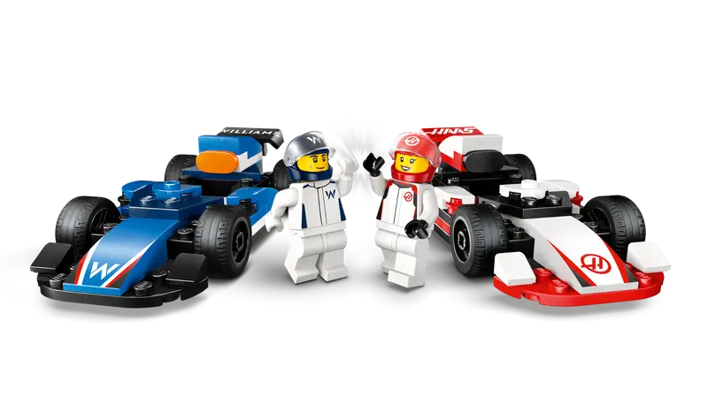 LEGO - 60464 - CITY - F1 Williams Racing & Haas F1 Race Cars - 92pcs