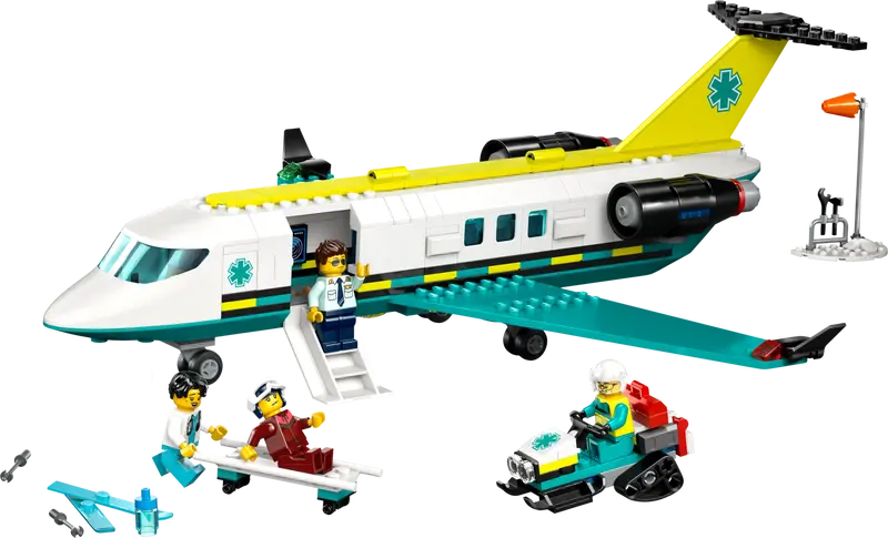 LEGO - 60465 - CITY - Emergency Air Ambulance Airplane - 403pcs