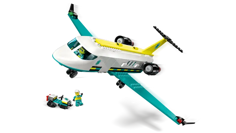 LEGO - 60465 - CITY - Emergency Air Ambulance Airplane - 403pcs