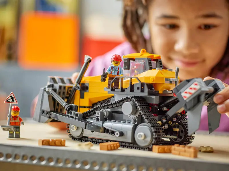 LEGO - 60466 - Yellow Bulldozer with Front Loader - 682pcs
