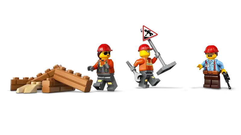 LEGO - 60466 - Yellow Bulldozer with Front Loader - 682pcs