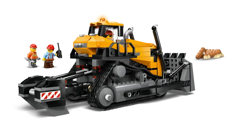 LEGO - 60466 - Yellow Bulldozer with Front Loader - 682pcs
