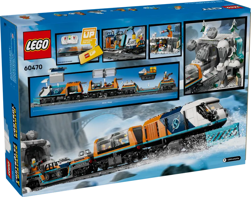 LEGO - 60470 - CITY - Explorers' Arctic Polar Express Train - 1517pcs