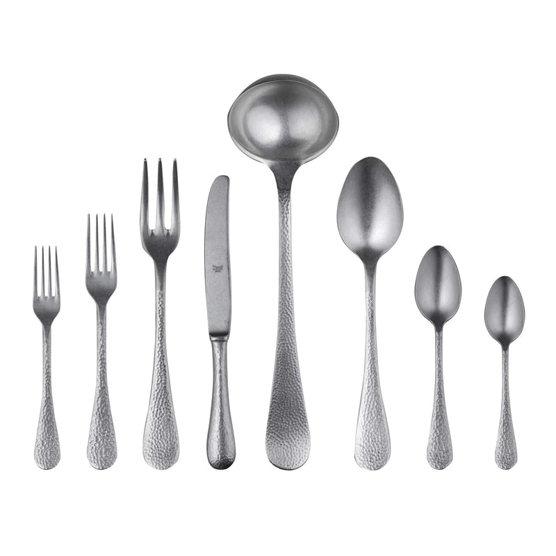 Mepra – Epoque Pewter – 43-Piece Flatware Set