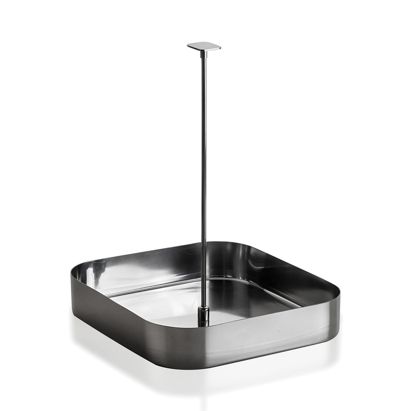Mepra – Stile by Pininfarina Condiment Caddy – 8.66"W x 8.66"D – Mirror
