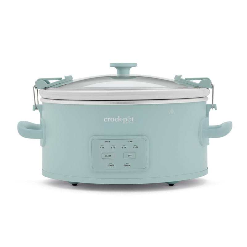 Crock-Pot Design Series 2218659 6 qt Programmable Slow Cooker, Ocean Fog