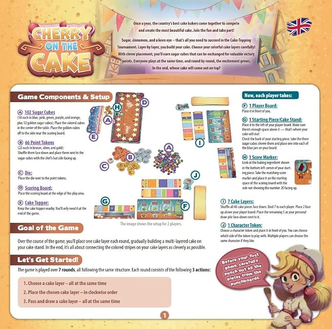 Schmidt Spiele - Cherry on the Cake Game