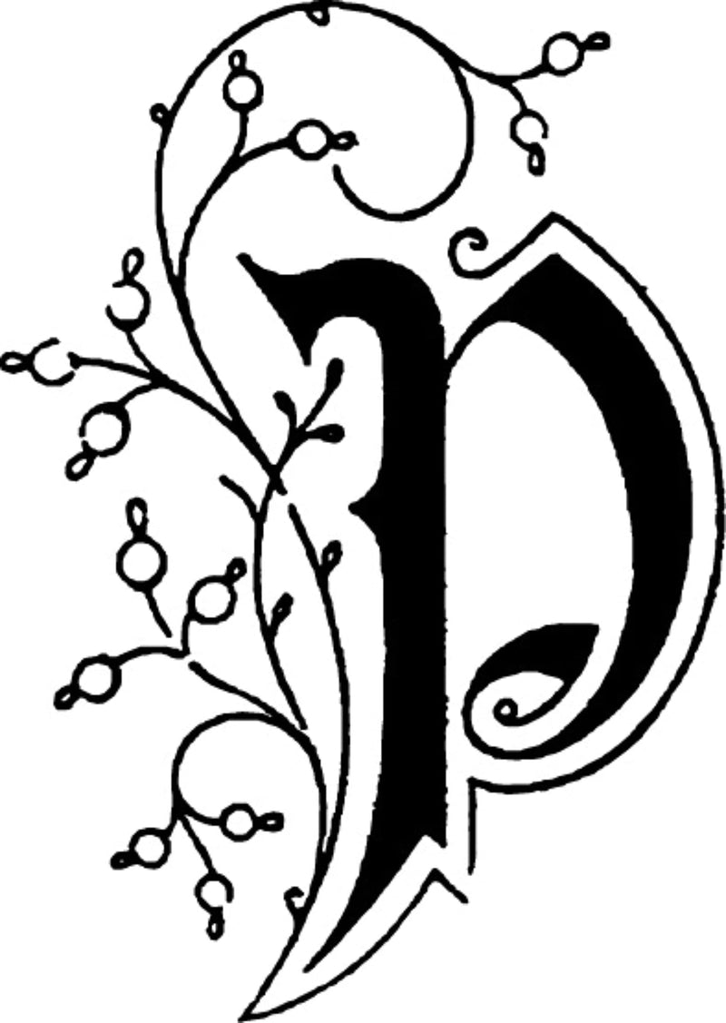 Jacques Herbin - illuminated brass seal - 5 mm - Ancient style - A to Z