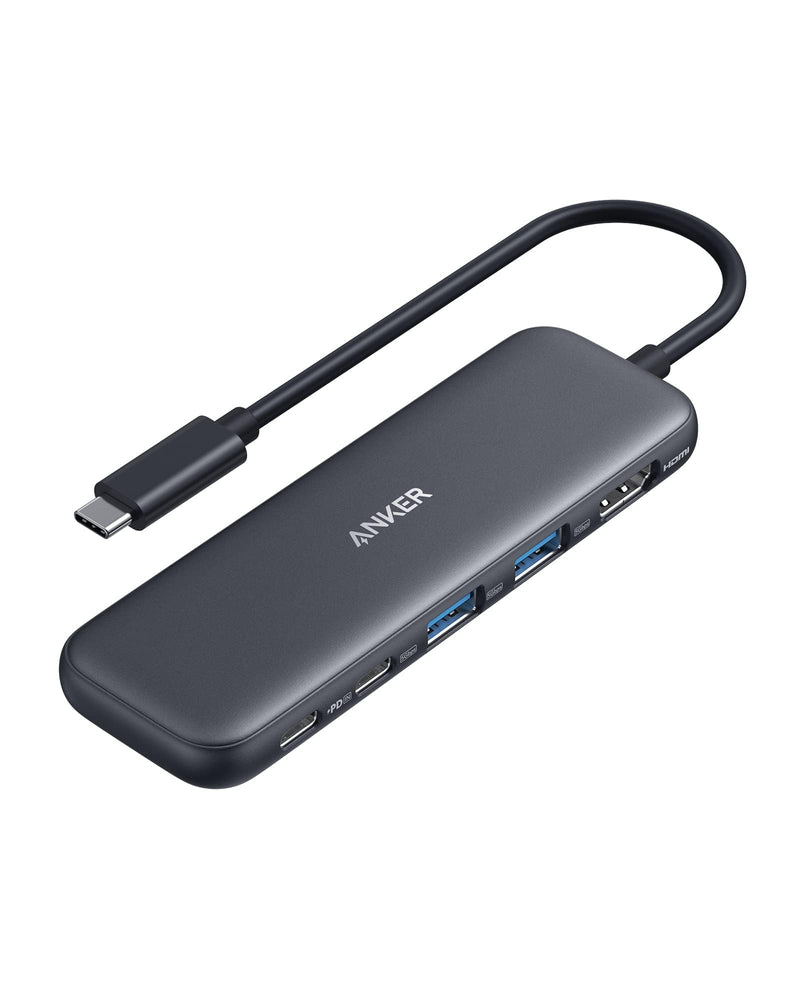Anker - 332 (A8355) - 5-in-1 USB-C Hub - Black