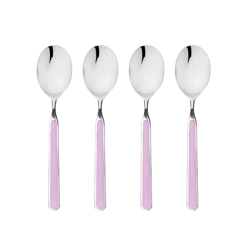 Mepra – Fantasia American Lilac – 4-Piece Coffee Spoon Set