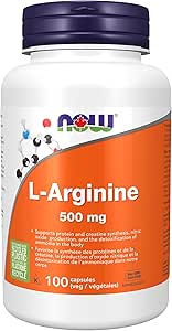 Now - L - Arginine 500MG (Freeform) 100CAP