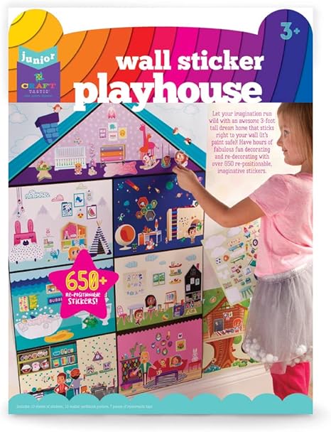 Craft-tastic: Wall Sticker Playhouse