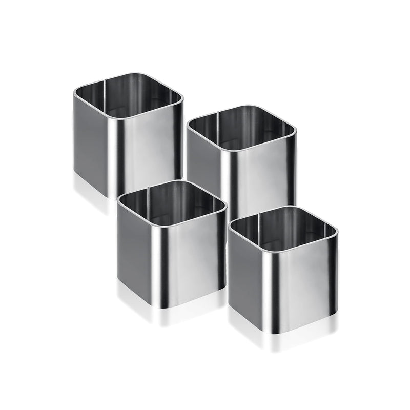 Mepra – Stile by Pininfarina Napkin Rings Mirror – 4-Piece Set
