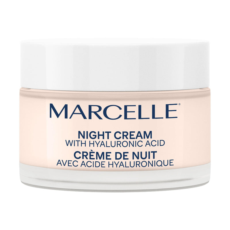 Marcelle Night Cream with Hyaluronic Acid, 50 mL