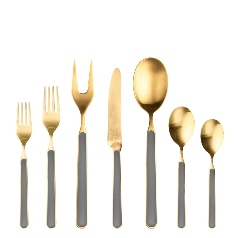 Mepra – Fantasia Ice Gold Vicuna – 32-Piece Flatware Set