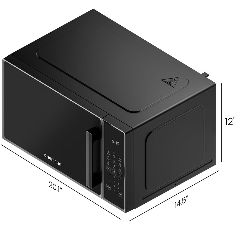 Chefman RJ55-11-V3 1.1 cu ft 1000 W Microwave, Black
