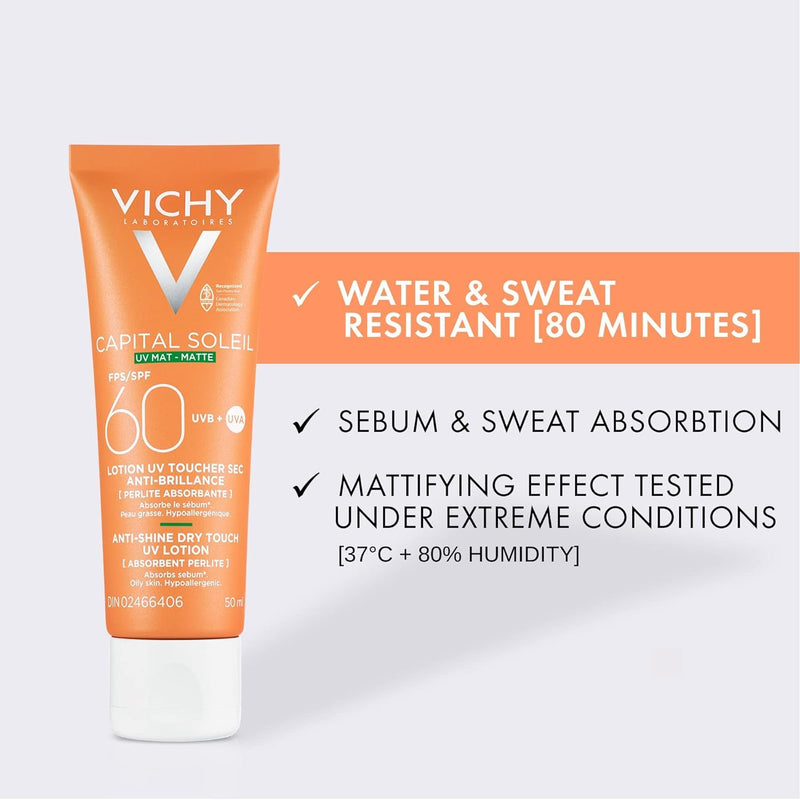 Vichy Capital Soleil Matte Finish Sunscreen SPF 60, 50 mL