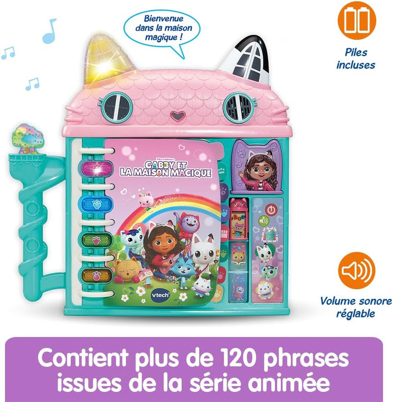 Vtech - Gabby et la maison magique- La maison-livre éducative (French Version)