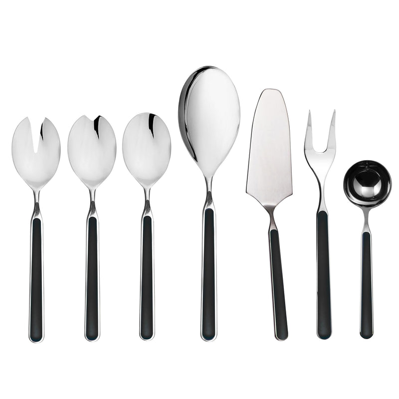 Mepra – Fantasia Black – 7-Piece Serving Set