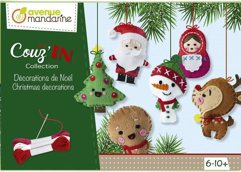 Clairefontaine - Mini Couz'In Christmas Decorations