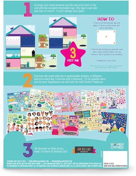 Craft-tastic: Wall Sticker Playhouse