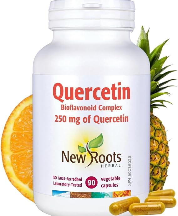 New Roots Herbal - Quercetin Bioflavonoid Complex 250MG of Quercetin - 90 Capsules