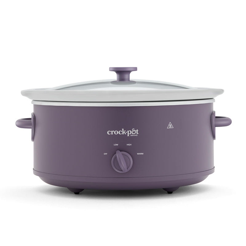 Crock-Pot Design Series 2218656 7 qt Slow Cooker, Purple Potato