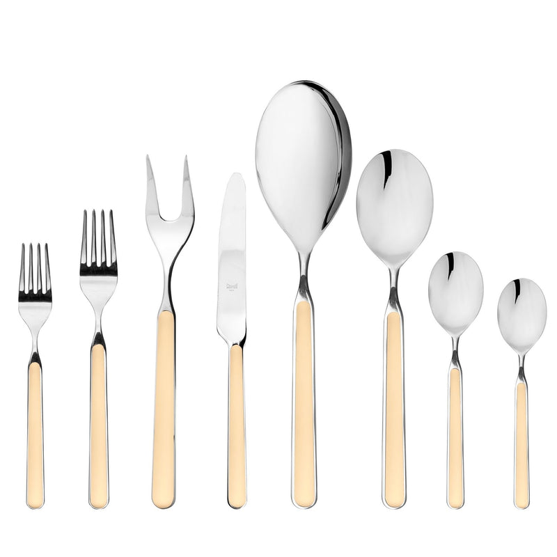 Mepra – Fantasia Vanilla – 43-Piece Flatware Set