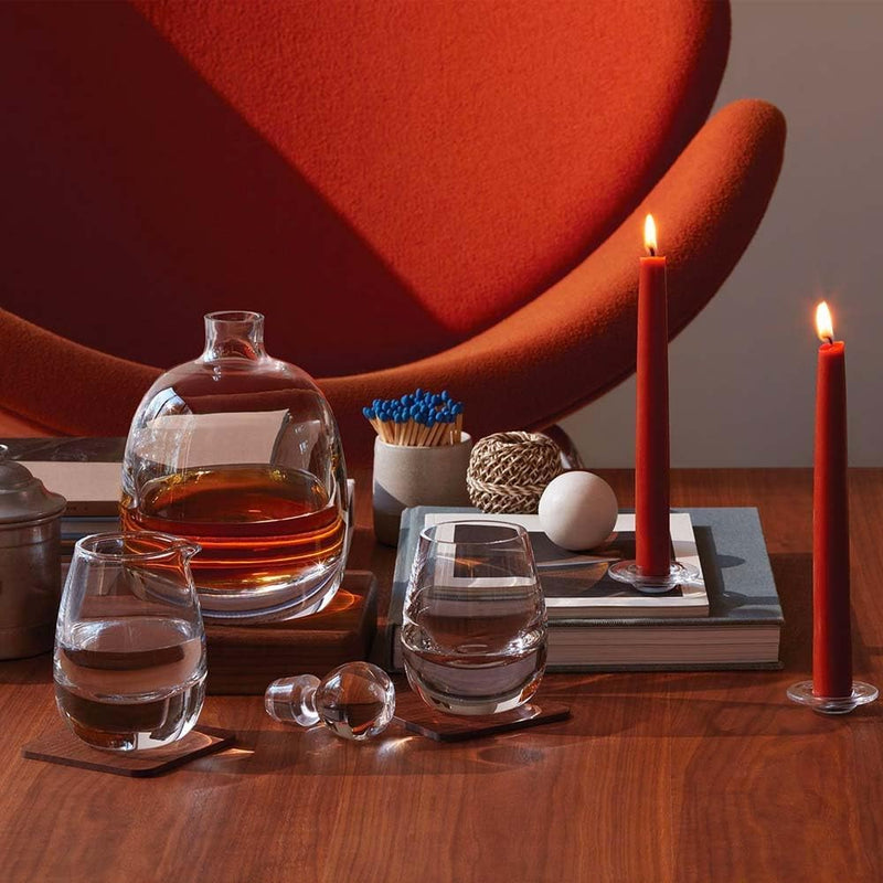 LSA - Whisky Islay - Tumblers with with Walnut Coaster (Set of 2) | 250 mL