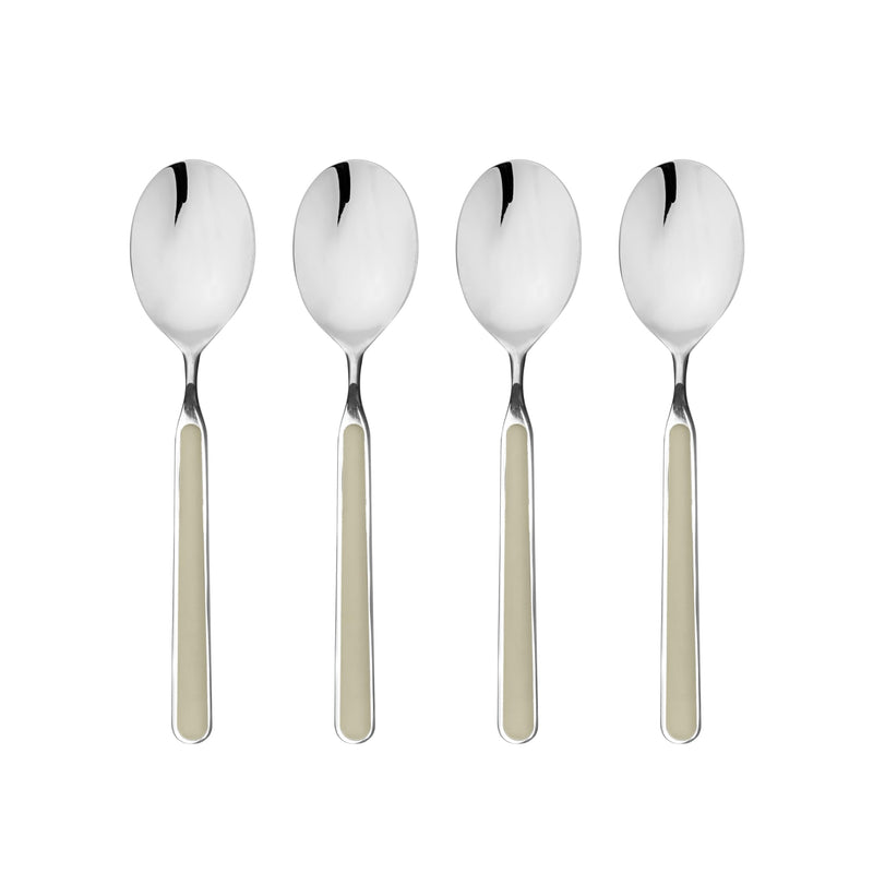 Mepra – Fantasia Turtle-Dove – 4-Piece Coffee Spoon Set