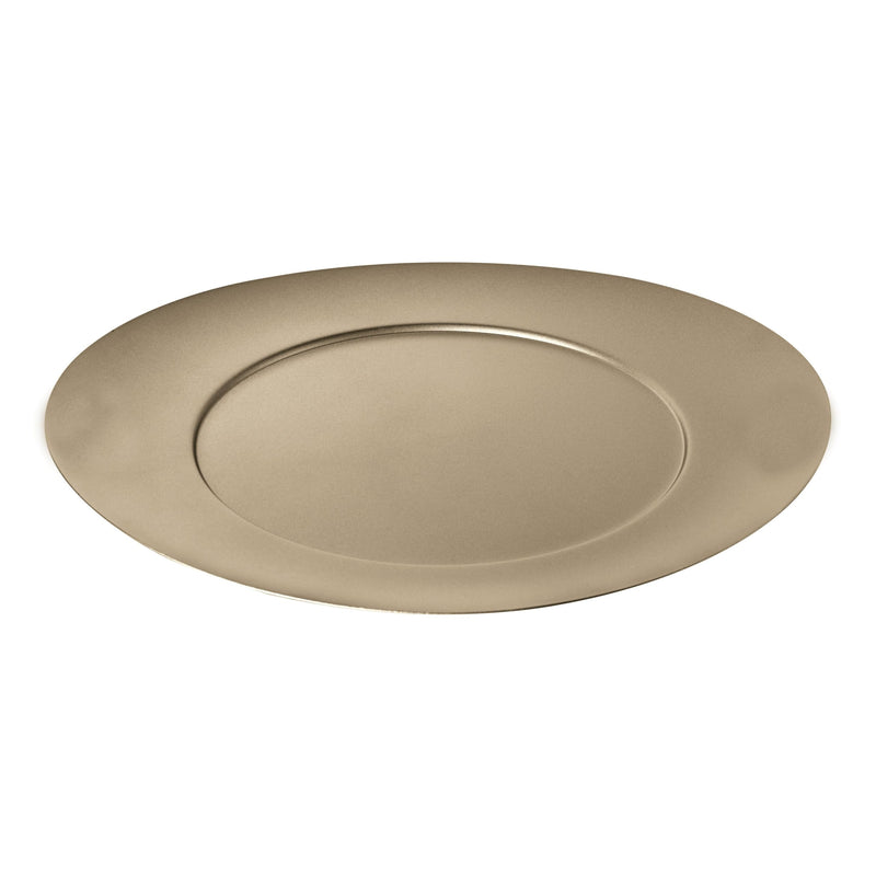 Mepra – Atmosfera Charger Plate 13.5"D – Materic Champagne