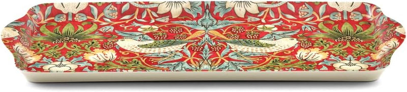 Pimpernel - Strawberry Thief Red - Sandwich Tray 15.1 X6.5"