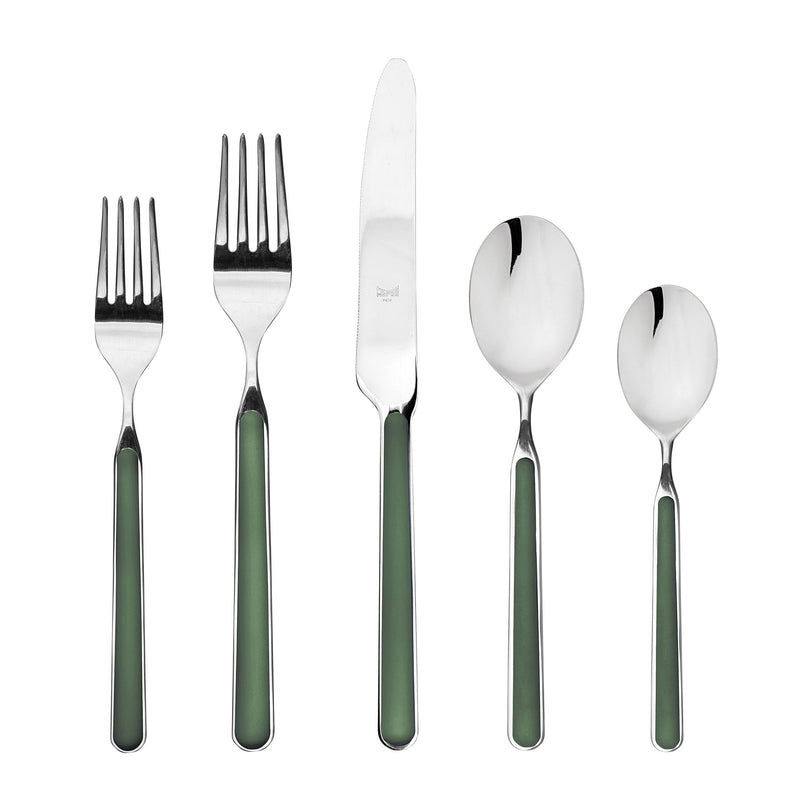 Mepra – Fantasia Green – 20-Piece Flatware Set