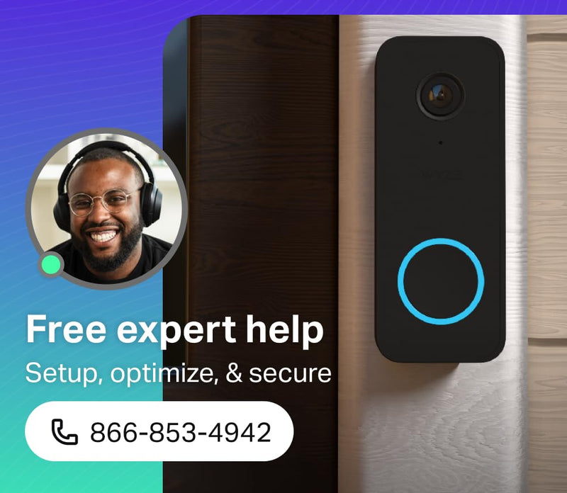 Wyze Wired Doorbell Camera v2 WVDWDV2, Black