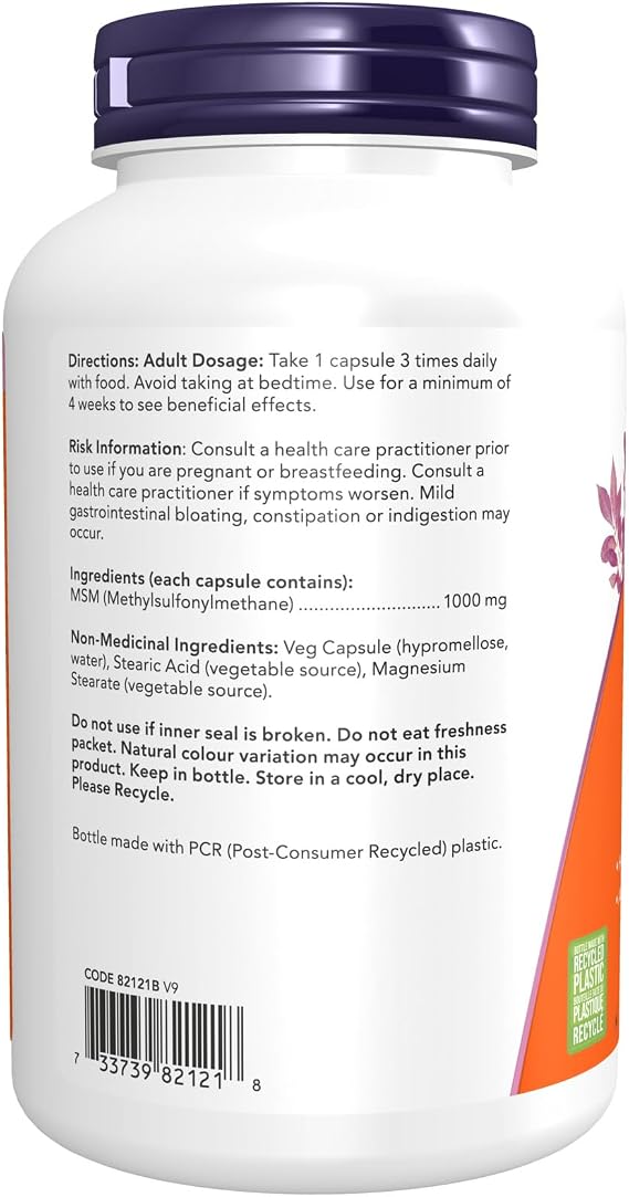 Now - MSM 1000MG 240CAP