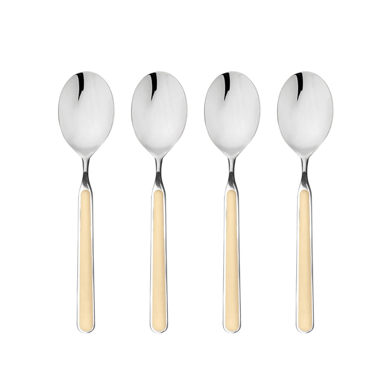 Mepra – Fantasia American Vanilla – 4-Piece Coffee Spoon Set